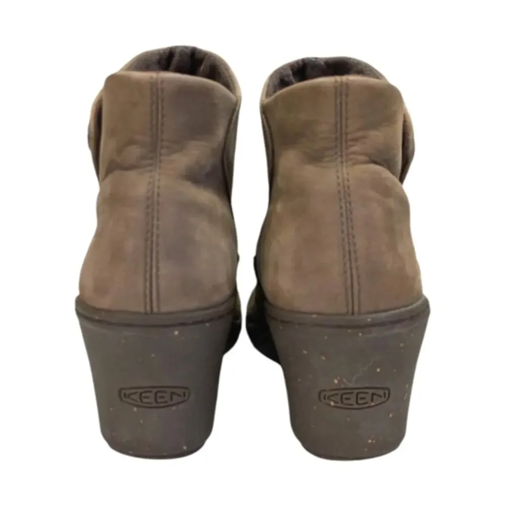 Keen Akita Wedge Boots Size 38.5/ 8 US GUC $145   S3719